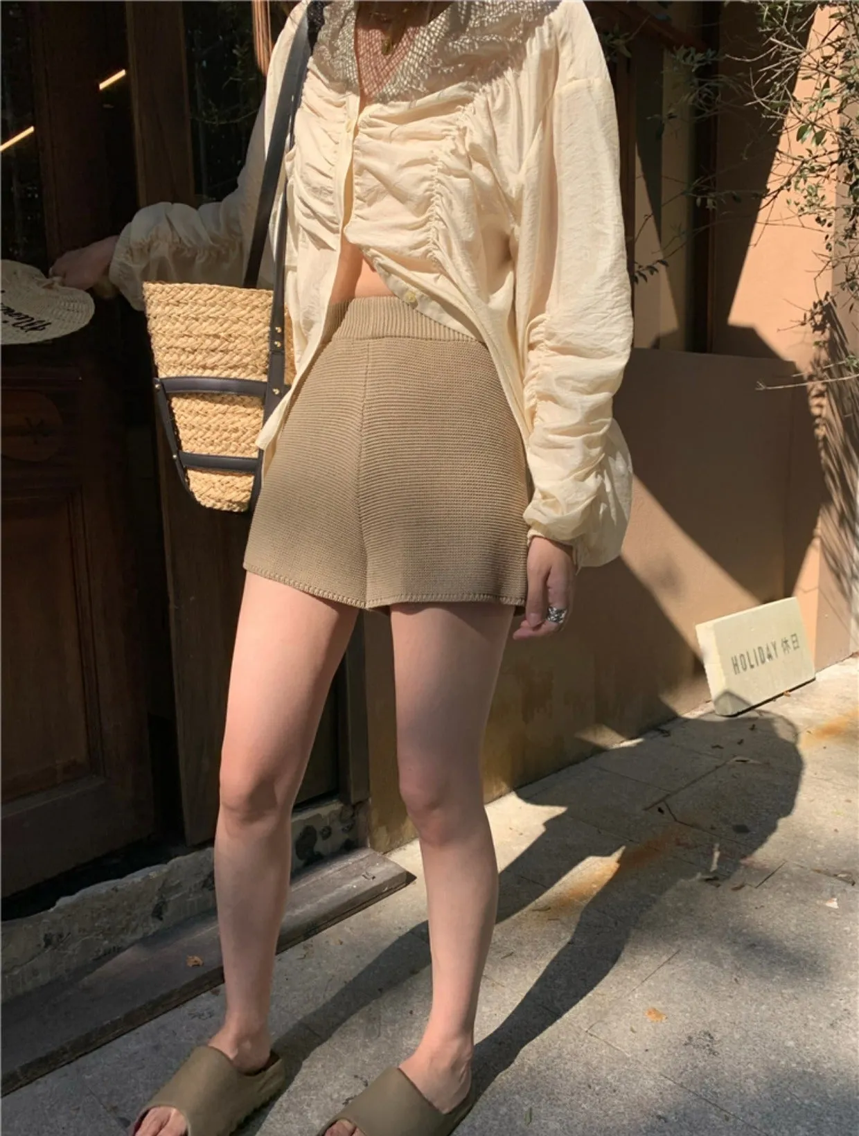 Crochet shorts (preorder/ 2 colours)
