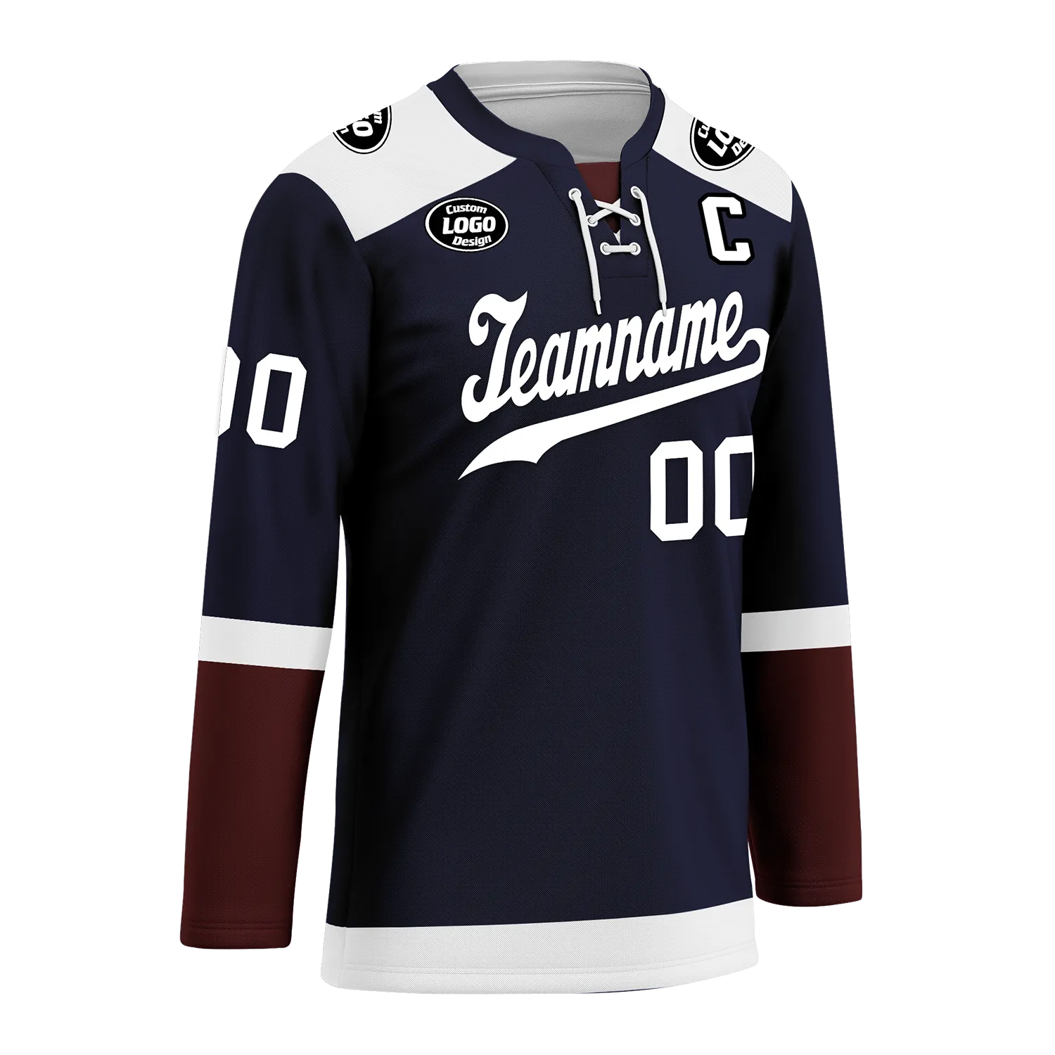 Custom Blue Personalized Hockey Jersey HCKJ01-D0a70eb