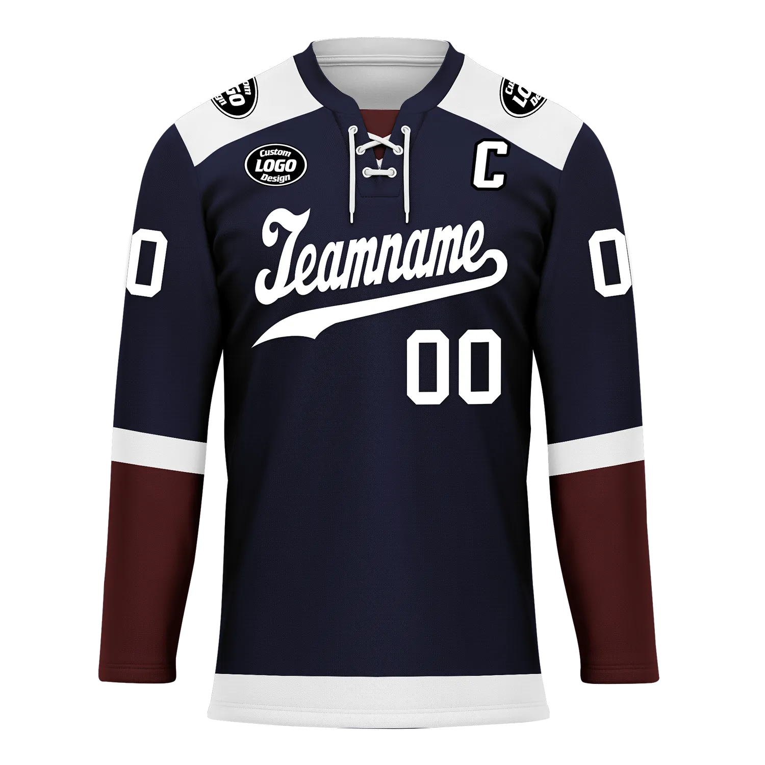 Custom Blue Personalized Hockey Jersey HCKJ01-D0a70eb