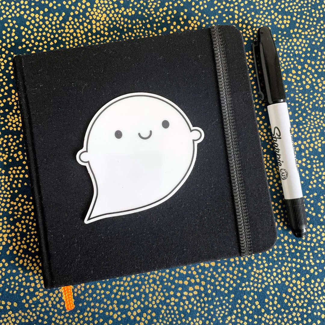 Glow in the Dark Ghost Vinyl Stickers