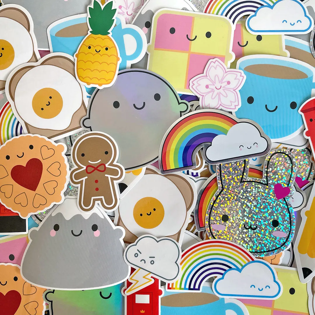 Glow in the Dark Ghost Vinyl Stickers