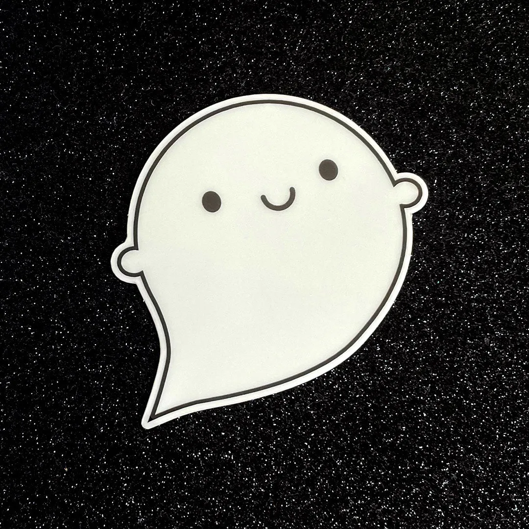 Glow in the Dark Ghost Vinyl Stickers