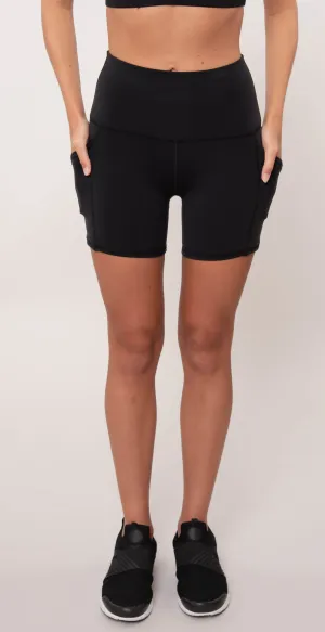 Ivy High Waist Double Pocket Shorts