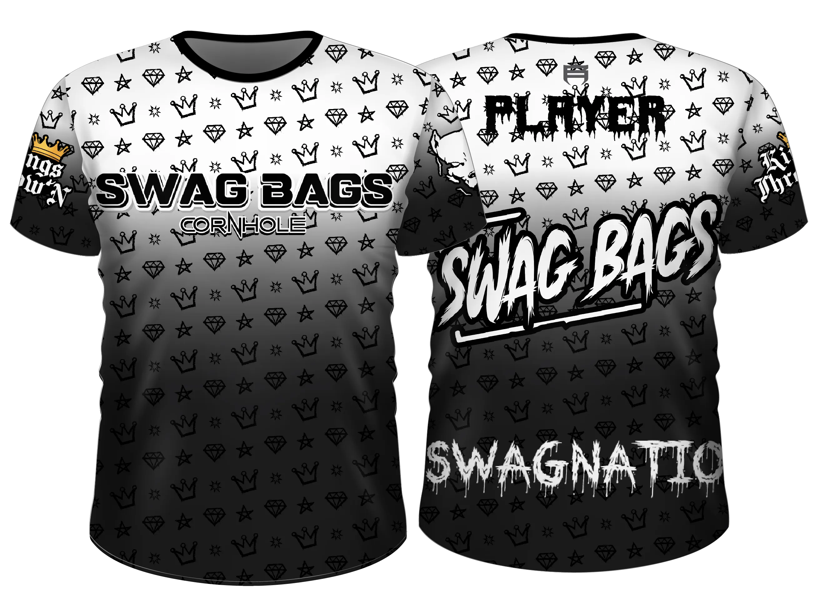 Swag Bags Black N White Jersey